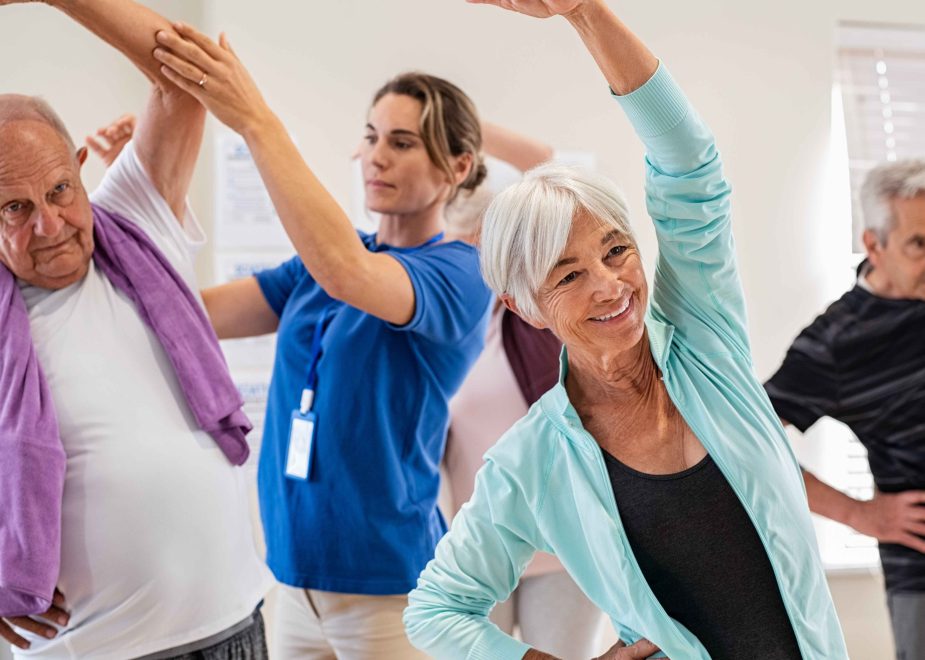 Guided full-body workouts